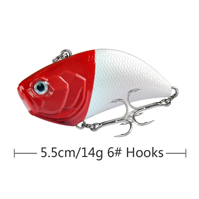 New 5.5cm 14g Winter Crankbait Wobbler Sinking Fishing Crankbaits Vib Lure Ice Hard Lure Mini Wobblers Crankbait Se Uelo Pesca