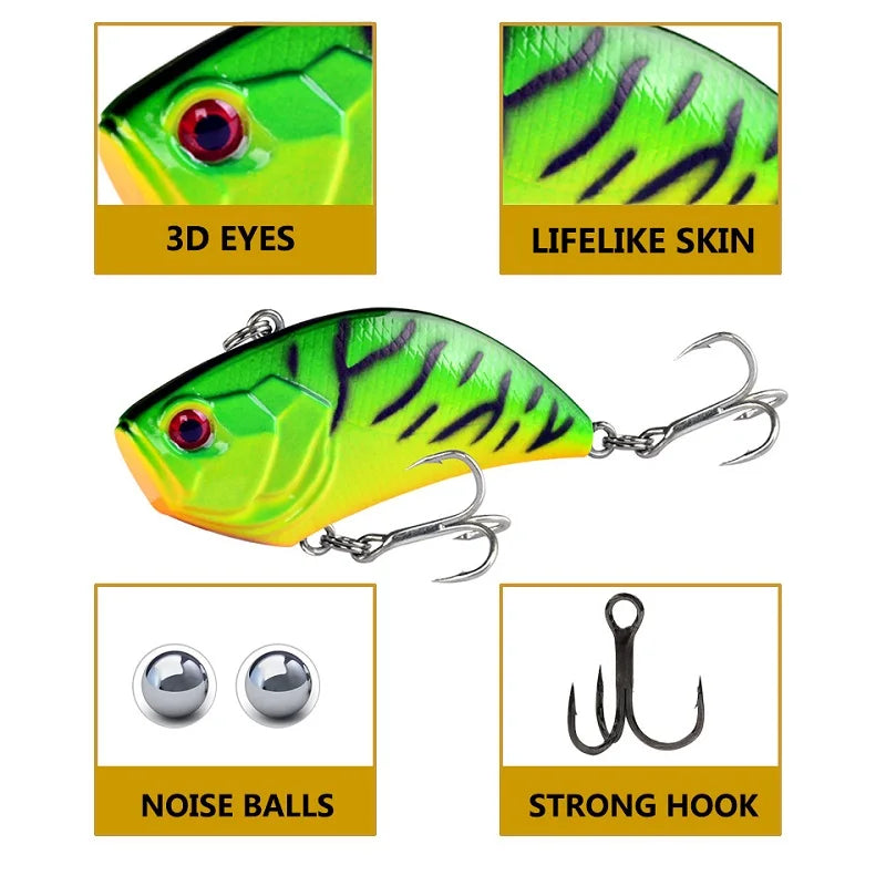 New 5.5cm 14g Winter Crankbait Wobbler Sinking Fishing Crankbaits Vib Lure Ice Hard Lure Mini Wobblers Crankbait Se Uelo Pesca