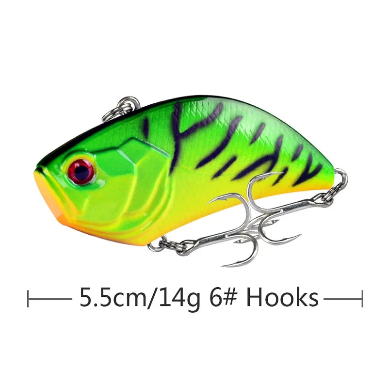 New 5.5cm 14g Winter Crankbait Wobbler Sinking Fishing Crankbaits Vib Lure Ice Hard Lure Mini Wobblers Crankbait Se Uelo Pesca