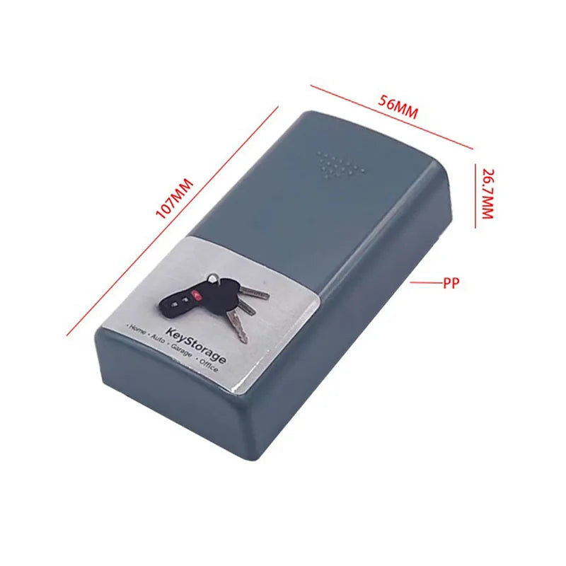 Magnetic Key Hider Outdoor Hidden Storage Compartment for Car Key Fob Fits Keys for Cars RVs Boats Homes Airbnb Rentals and Emer