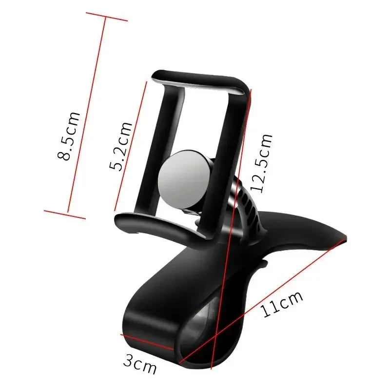 Car Phone Holder Easy Clip Mount Stand Panel Multi Functional Universal Dashboard GPS Navigation Bracket Car Stand Phone Holder