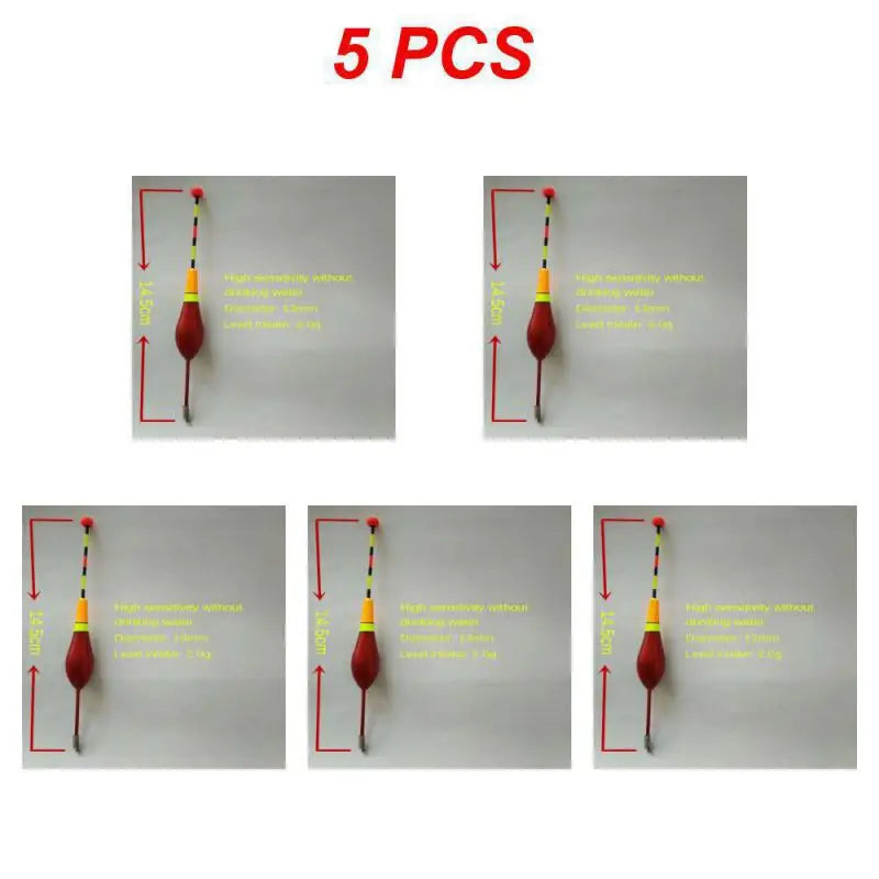 1/3/5PCS Foam Fishing Floats Durable Fishing Supplies 3 Colors Fishing Stick Floats High Buoyancy Fish Accessories Flotador