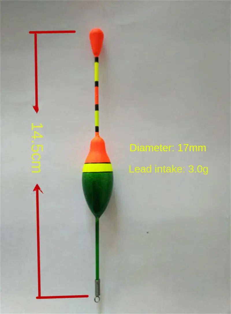 1/3/5PCS Foam Fishing Floats Durable Fishing Supplies 3 Colors Fishing Stick Floats High Buoyancy Fish Accessories Flotador