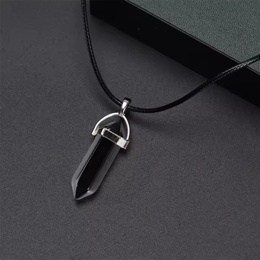 3PCS/Set Men's Watch Simple Scale Dial Male Leather Band Quartz Watches Necklace Bracelet Set