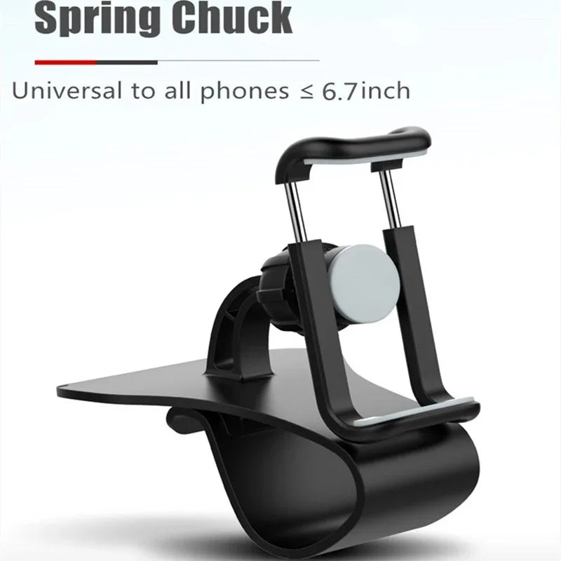 Car Phone Holder Easy Clip Mount Stand Panel Multi Functional Universal Dashboard GPS Navigation Bracket Car Stand Phone Holder