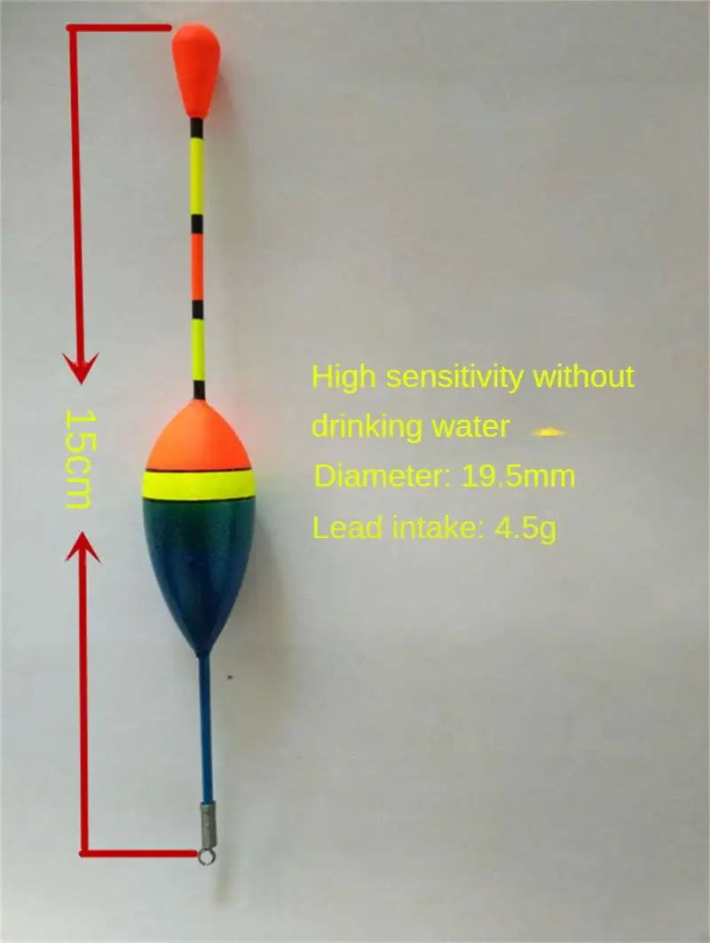 1/3/5PCS Foam Fishing Floats Durable Fishing Supplies 3 Colors Fishing Stick Floats High Buoyancy Fish Accessories Flotador