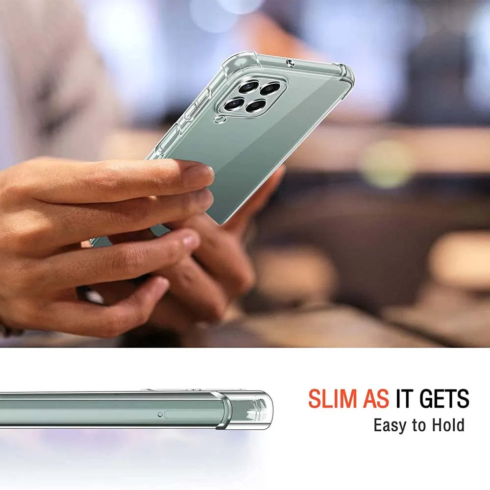 Clear Case For Samsung Galaxy M33 5G M53 M23 M13 4G Thick Shockproof Soft Silicone Cover for Samsung M52 M51 M32 5G M22 M12 M42