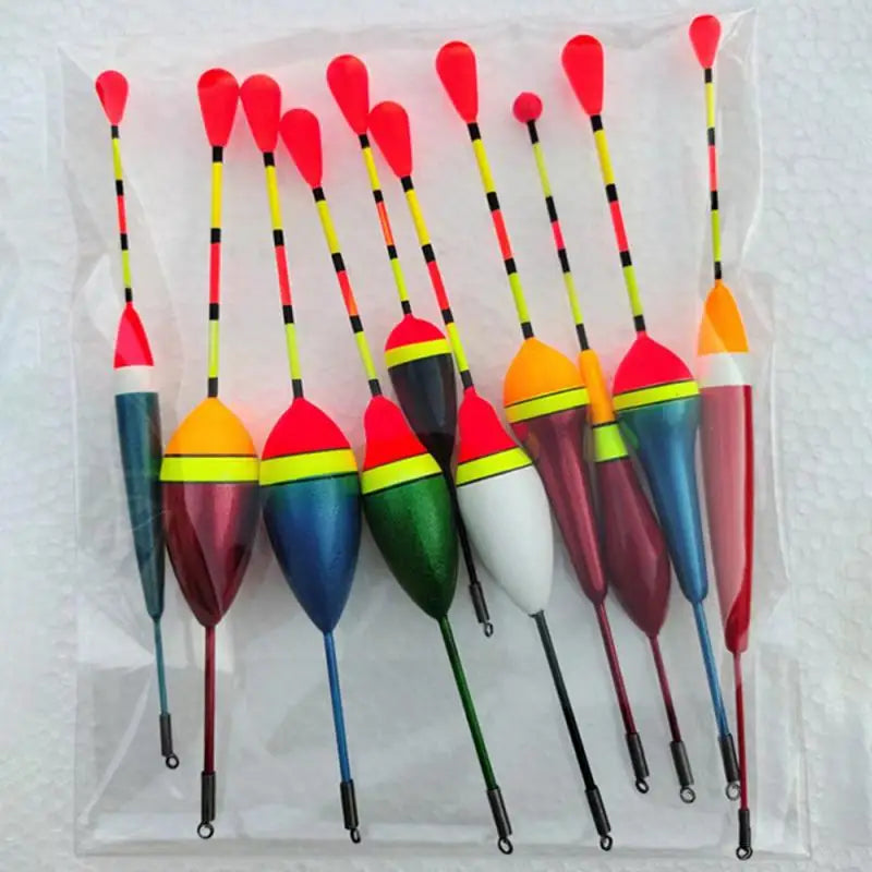 1/3/5PCS Foam Fishing Floats Durable Fishing Supplies 3 Colors Fishing Stick Floats High Buoyancy Fish Accessories Flotador