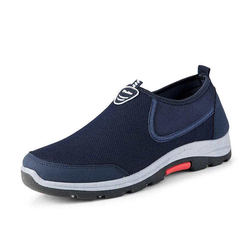 Summer Mesh Men's Casual Shoes Lightweight Sneakers Men Breathable Slip on Mens Loafers Outdoor Walking Shoes Zapatillas Hombre