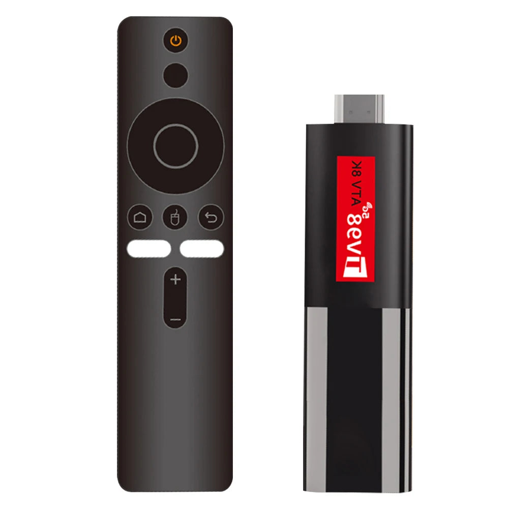 TV98 ATV Smart TV Stick Android 14 H618 2.4G&5G Dual WiFi BT5.0 Video Set Top TV Box Media Player Set Voice Remote TV Box
