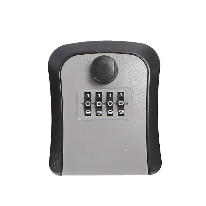 HEE RAK Key Lock Box 4-digit Code Password Storage Key for Home Wall Mounted Anti-theft Waterproof Outdoor Knob Safe Key Box