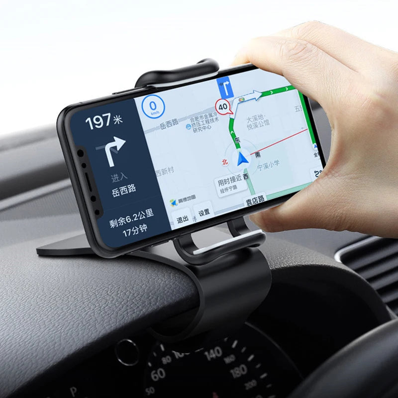 Car Phone Holder Easy Clip Mount Stand Panel Multi Functional Universal Dashboard GPS Navigation Bracket Car Stand Phone Holder