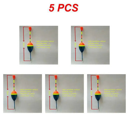 1/3/5PCS Foam Fishing Floats Durable Fishing Supplies 3 Colors Fishing Stick Floats High Buoyancy Fish Accessories Flotador