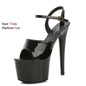 Pole Dance Shoes Stripper High Heels Women Sexy Show Shoes Sandals Party Club 13 15 17 CM Platform High-heeled Shoes Wedding New