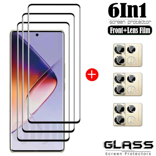For Infinix Note 40 Pro Glass Infinix Note 40 Pro+ Tempered Glass Full Curved Protective Screen Protetor For Note 40 Plus