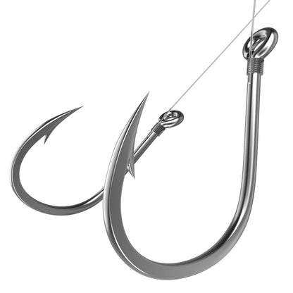 Fishing Hooks Set PremiumHigh Carbon Steel Barbed FishHooks for Saltwater Freshwater Fishing Gear Fishing Accessories