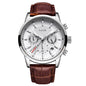 LIGE Watches Men 2024 Top Brand Luxury Casual Leather Quartz Men Watch Man Business Clock Male Sport Waterproof Date Chronograph