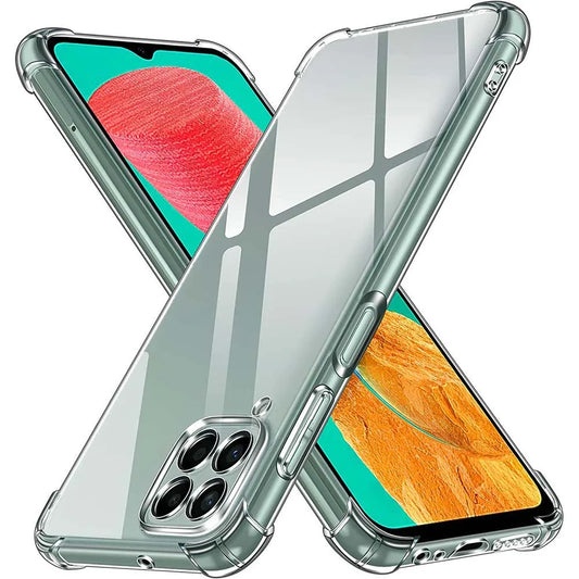 Clear Case For Samsung Galaxy M33 5G M53 M23 M13 4G Thick Shockproof Soft Silicone Cover for Samsung M52 M51 M32 5G M22 M12 M42