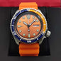 2024 new casual men's mechanical wristwatch 5Bar waterproof NH36 movement automatic watch men's orange watch