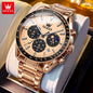 OLEVS Multifunctional Men's Watch Fashion Business Calendar Waterproof Luminous Quartz Watch Luxury Brand Moon Phase Men's Watch