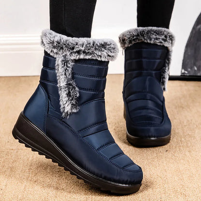 Women Boots Snow Soft Boots Ladies Platform Women Shoes Fur Keep Warm Ladies Shoes New Plus Size Botas Mujer Winter Boots