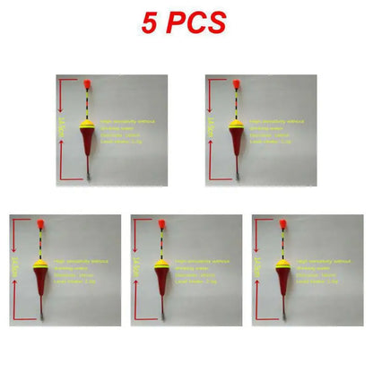 1/3/5PCS Foam Fishing Floats Durable Fishing Supplies 3 Colors Fishing Stick Floats High Buoyancy Fish Accessories Flotador