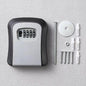 Wall Mount Key Lock Box 4 Digit Password Code Security Lock No Key for Home Office Key Safe Secret Storage Box Organizer