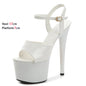 Pole Dance Shoes Stripper High Heels Women Sexy Show Shoes Sandals Party Club 13 15 17 CM Platform High-heeled Shoes Wedding New