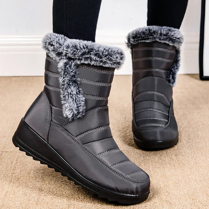 Women Boots Snow Soft Boots Ladies Platform Women Shoes Fur Keep Warm Ladies Shoes New Plus Size Botas Mujer Winter Boots