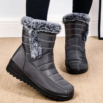 Women Boots Snow Soft Boots Ladies Platform Women Shoes Fur Keep Warm Ladies Shoes New Plus Size Botas Mujer Winter Boots