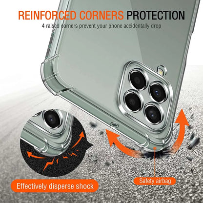 Clear Case For Samsung Galaxy M33 5G M53 M23 M13 4G Thick Shockproof Soft Silicone Cover for Samsung M52 M51 M32 5G M22 M12 M42