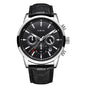 LIGE Watches Men 2024 Top Brand Luxury Casual Leather Quartz Men Watch Man Business Clock Male Sport Waterproof Date Chronograph