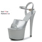Pole Dance Shoes Stripper High Heels Women Sexy Show Shoes Sandals Party Club 13 15 17 CM Platform High-heeled Shoes Wedding New
