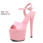Pole Dance Shoes Stripper High Heels Women Sexy Show Shoes Sandals Party Club 13 15 17 CM Platform High-heeled Shoes Wedding New