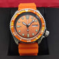 2024 new casual men's mechanical wristwatch 5Bar waterproof NH36 movement automatic watch men's orange watch